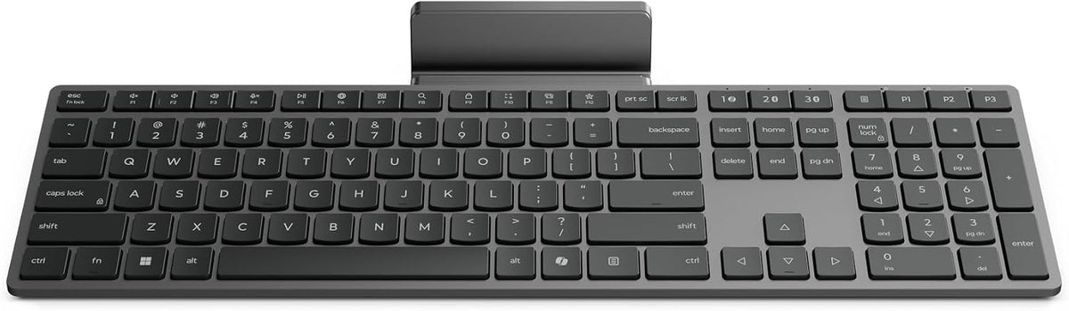 Lenovo 700 Modern Wireless Keyboard, 2.4 GHz Dongle & Dual Bluetooth Conn...