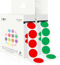 PARLAIM 2 Rolls 2000PCS 3/4" Round Circle Color-Code Dot Stickers, 2 Color by PARLAIM