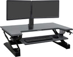 Ergotron – WorkFit-TL Standing Desk Converter, Dual Monitor Sit Stand Desk Riser - Image 7