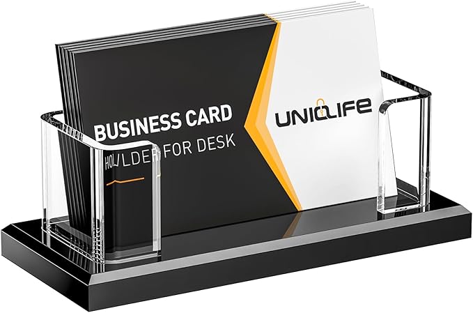 Uniclife Acrylic Business Card Holder by UnicLife