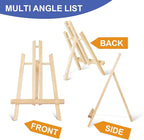 ESRICH 2 Pack 11.8" Wood Easels, Tabletop Easel - Image 3