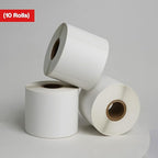 4" x 2" Direct Thermal Labels Roll, 10 Rolls, Compatible - Image 2