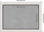 Amanti Art Silver Framed Magnetic Board 30x42 Large Vision Board - Image 2