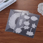 10 Pack Sturdy Clear Plastic Envelope Storage Pockets & 10Pack Rubber Soft - Image 5