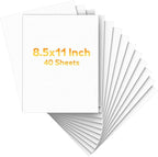 White Cardstock 8.5 x 11, Cardstock Paper, Copy Paper by WelcometoVishoitty