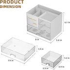 Marbrasse Desk Organizer with 3 Drawer, Desk Organizers and Accessories with 4 - Image 4