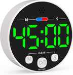 Large LED Digital Timer, Magnetic Countdown Loud Timer by DigitalClocks
