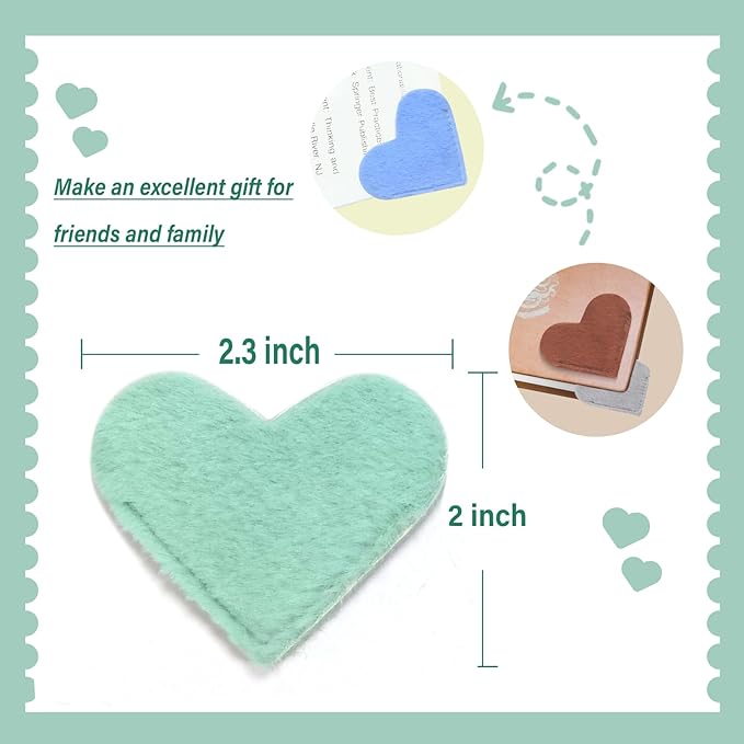Leather Heart Bookmarks - Image 2