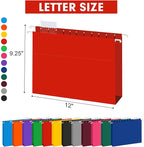 HERKKA Extra Capacity Hanging File Folders, 60 Pack Reinforced Letter Size - Image 2