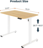 FitStand Adjustable Stand Up Desk Standing Desk, 40x24 Inches Home Office Desks - Image 3