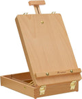 Tabletop Art Easel for Painting, Premium Wooden Sketchbox, Portable Desktop by Miratuso