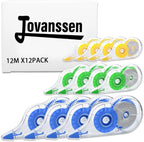 Jovanssen White Correction Tape, 12 Pack, 39.37 Feet Correction Tape - Image 7