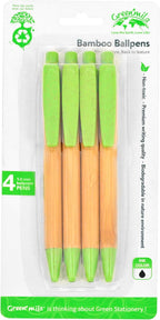 Green Mila Durable Pens, 1.0mm Ballpoint Pens Premium Writing Quality by AKMCorporation
