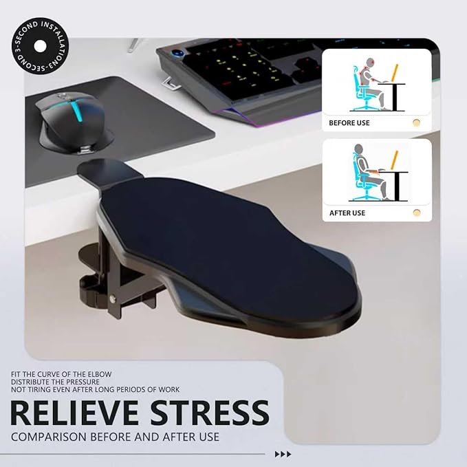 Miocololy Computer Adjustable Ergonomic Arm Rest - Image 7