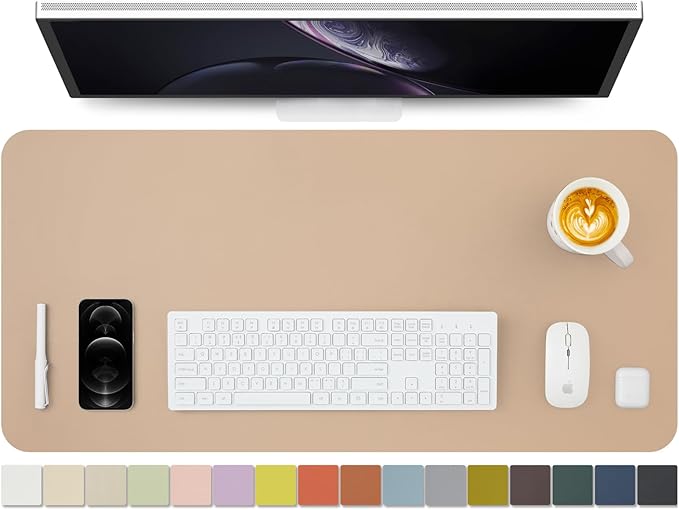 Leather Desk Mat by HOMIEAZICOZI