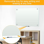 H-Qprobd Dry Erase White Board 48"x36" Glass Magnetic Whiteboard - Image 3
