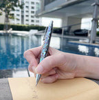 LACHIEVA LUX Abalone Shell Mechanical Pencil 0.7mm, Luxury Metal Pencil - Image 5