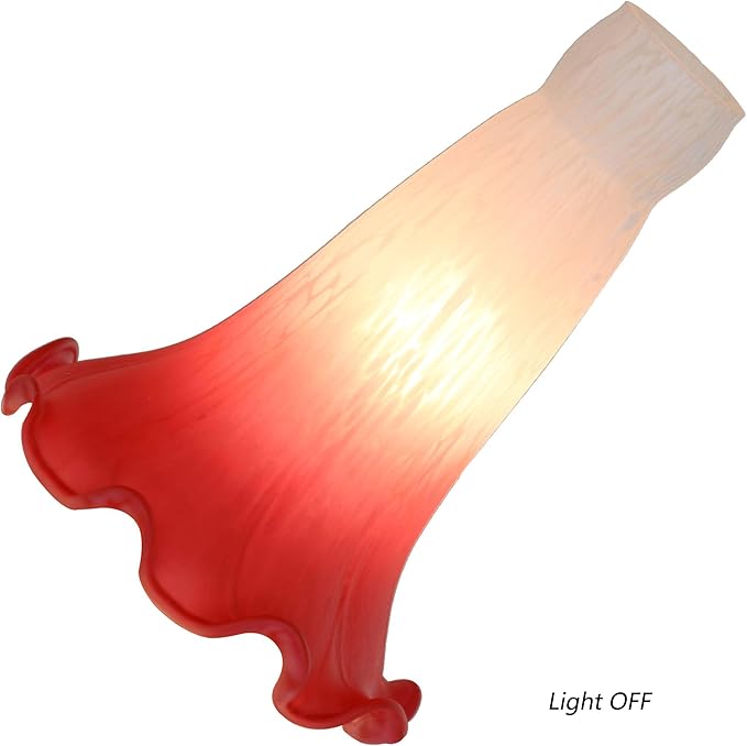 Bieye LS06S Lily Flower Blown Glass Lampshade - Image 2