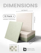 Large Felt Bulletin Board 48" x 36" Cork Board Alternative-12 Pack - Image 2