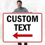 Custom Arrow, Custom Directional Sign, Left Arrow, 36x48 Inches, Rust Free - Image 2