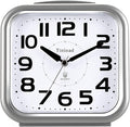 Tinload 5.5" Large Analog Alarm Clock Silent Non Ticking, Gentle Wake, Beep by Tinload