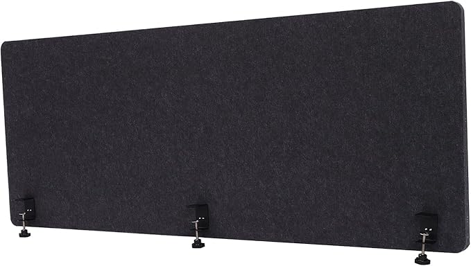 DouSeiAi Clamp-On Desk Divider, Desk Privacy Panel, Office Sound Absorbing by DouSeiAi