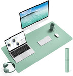 YSAGi Non-Slip Leather Desk Pad L Size, Waterproof Laptop Computer Desk by YSAGi