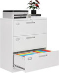 AFAIF 3 Drawer File Cabinets for Home Office, Metal Filing Cabinet by AFAIF