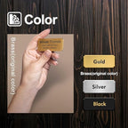Personalized Name Plates, Deep Engraved Plaque, Brass Trophy Plates Engraved - Image 3