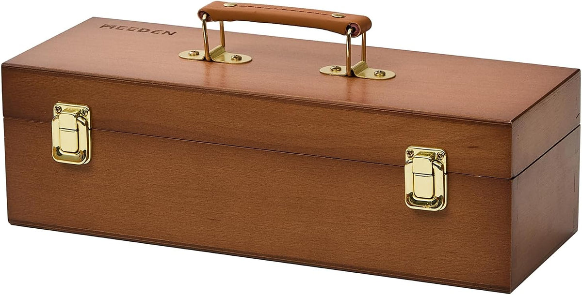 meeden wooden art tool storage box: portable art, main product view
