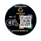 Epoxy Sticky Card with NFC Chip & QR Code by Effasaflink
