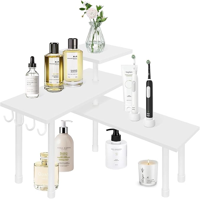 Homode Kitchen Countertop Organizer Corner Shelf, Bathroom Counter Organizers - Image 4