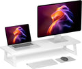 TEAMIX White Dual Monitor Riser