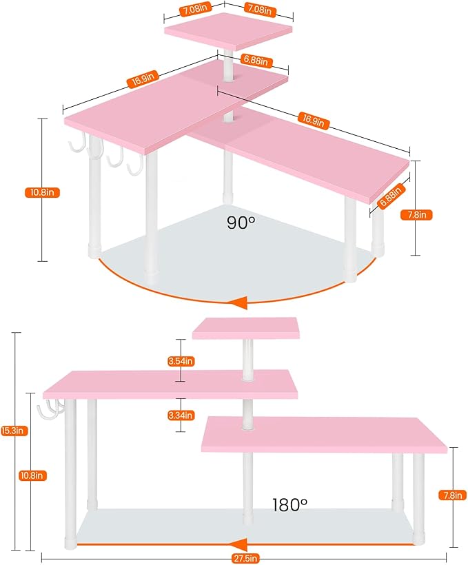 Homode 3-Tier Counter Organizer Shelf - Image 2