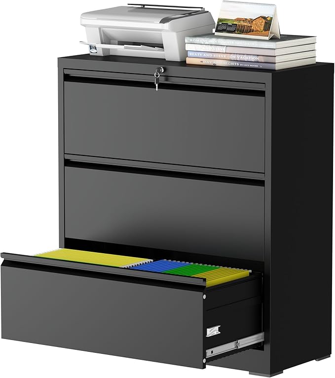 mysteeldepot 3 Drawer Lateral File Cabinet by Unknown