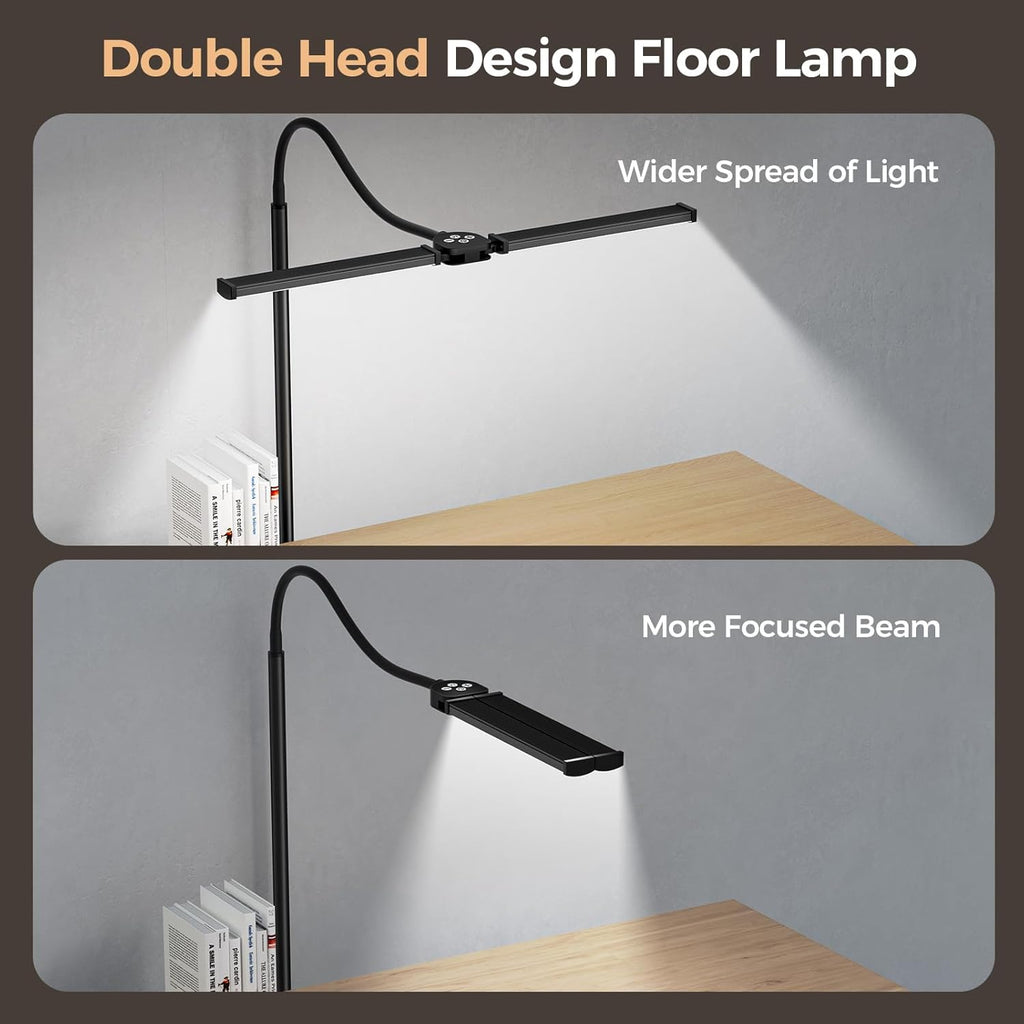 led floor lamp for living room,bright reading lamps shown in use