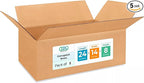 Large Shipping & Moving Boxes 24 x 14 x 8 inches by IDLPackaging