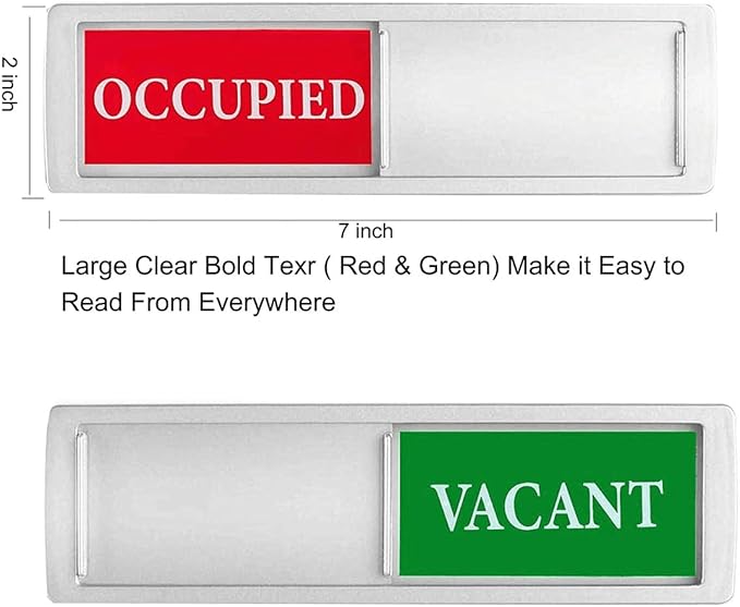 Privacy Sign, Premium Vacant Occupied Sign - Image 2