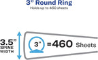 Avery Standard View 3 Ring Binders, 460-Sheet Capacity, 3.5 Inch Wide Spine - Image 5