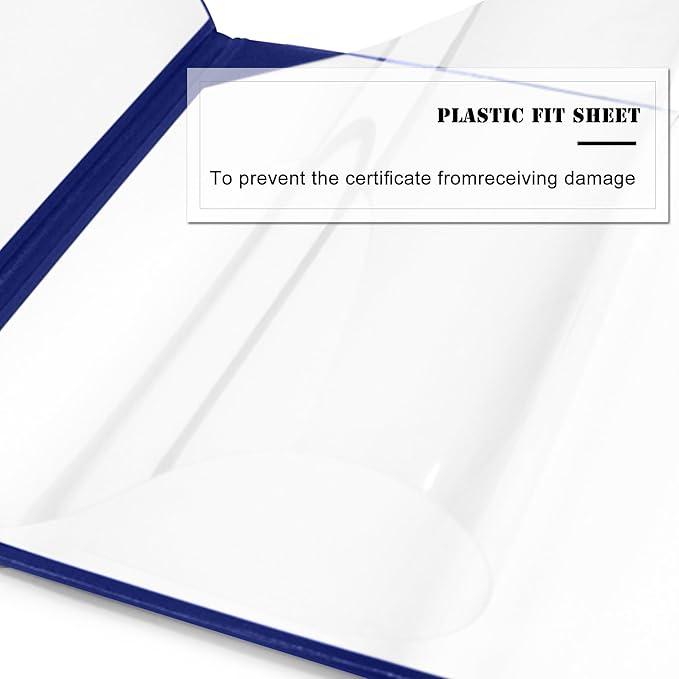 Diploma Cover 8.5” x11” Diploma Holder of Graduation Leatherette Padded - Image 4
