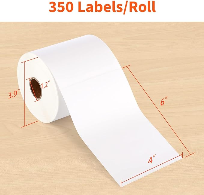 JADENS Thermal Shipping Labels 4x6-350 Labels, Compatible - Image 2