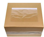 BEUYI Clear 7.5'' x 5.5'' Packing List Envelopes, Adhesive Shipping Label - Image 2