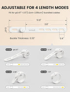 10Pack Silicone Cable Ties Cord Organizer - Image 5