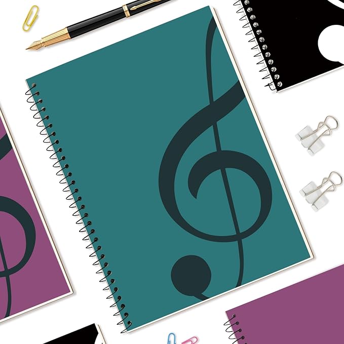 MOREYES Music Notebook Composition Manuscript Staff Notebook - Image 4