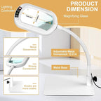 Veemagni 10X Rectangle Magnifying Glass - Image 6
