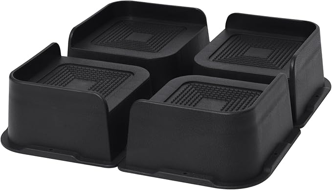 MXMZHXU Bed Risers 2 inch, 3 inch, 4 inch, 6 inch or 8 inch Heavy Duty by MXMZHXU