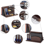 Gifts for Men Bedside Organiser Wood Phone Docking Station Dad Birthday Gifts - Image 4
