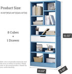 IOTXY Wooden Open Shelf Bookcase - Image 3