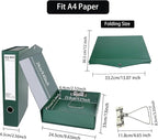 URbantin 6 Pack Foldable Plastic Box Files A4 - Image 3