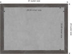 Amanti Art Grey Framed Magnetic Board 23x31 Medium Vision Board - Image 4